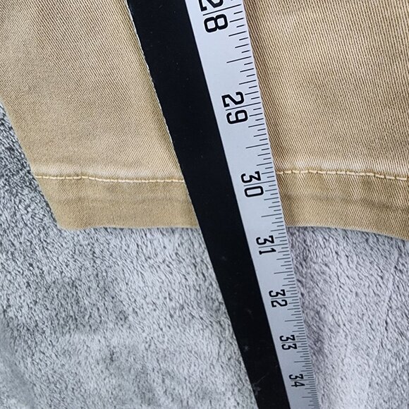 Mens Khaki American Eagle Outfitters Pants Extreme Flex Slim Straight Size 33x32 - Picture 10 of 12